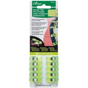 clover-3180 WONDER CLIPS VERDE NEON